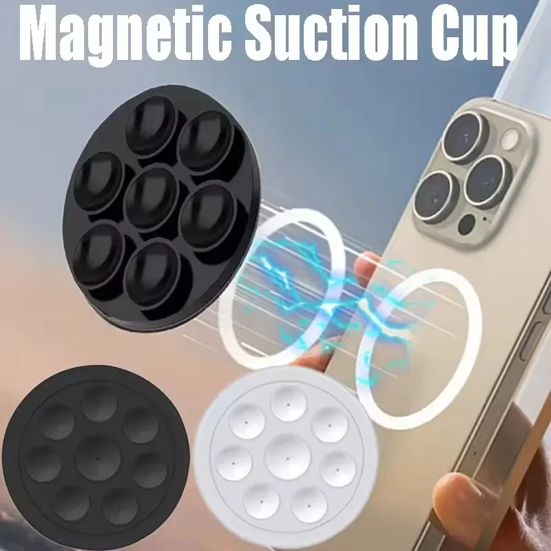 Phone Accessories Useful - Support magnétique pour téléphone avec ventouse,