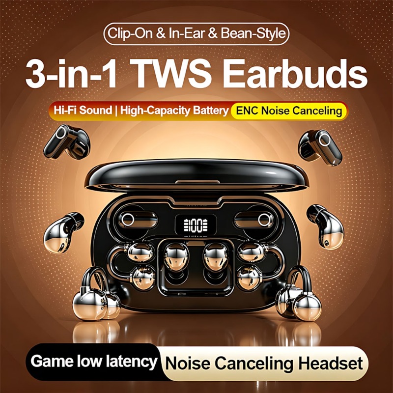 Phone Accessories Amazon - Nouvel écouteur Bluetooth sans fil 3