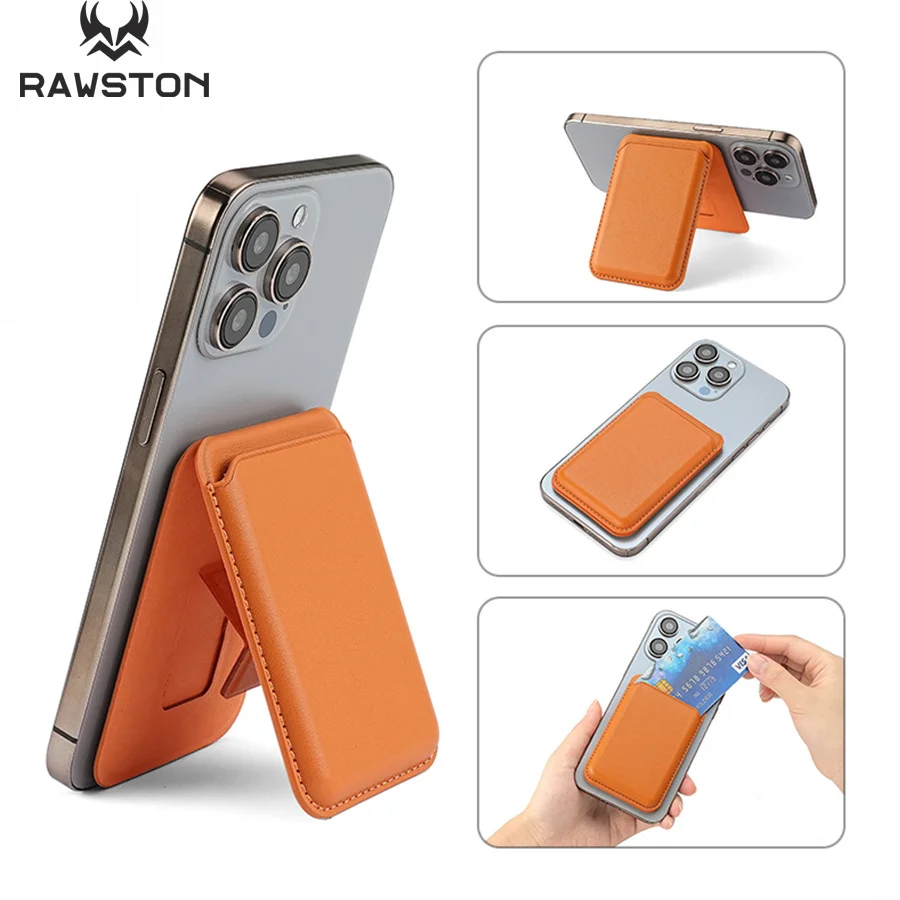 Phone Accessories Useful - Étui portefeuille en cuir magnétique avec