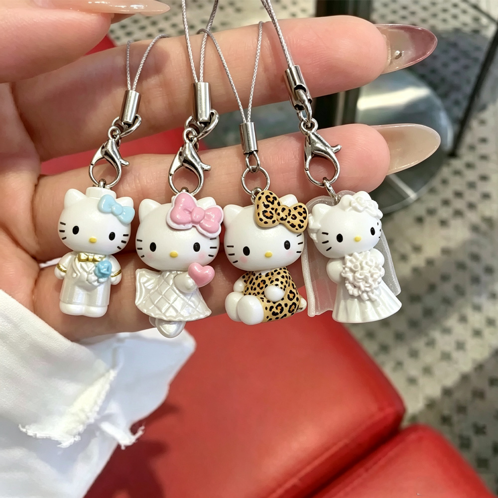 Joli porte-clés 3D Hello Kitty - Phone Accessories Charms avis et prix