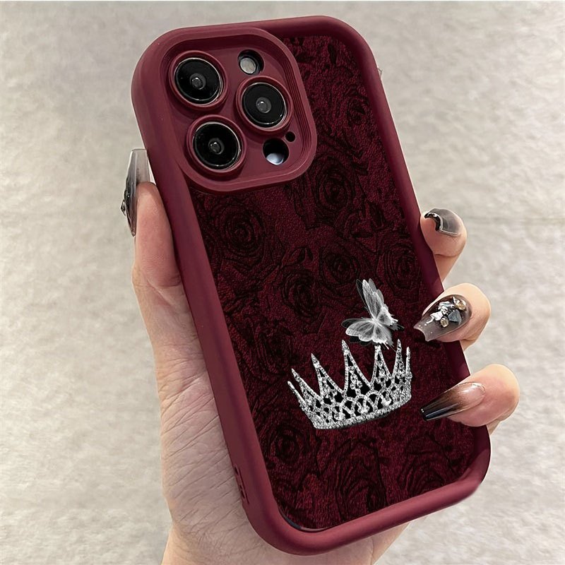 Coque de téléphone Rose Rouge  - Apple Iphone 15 avis et prix